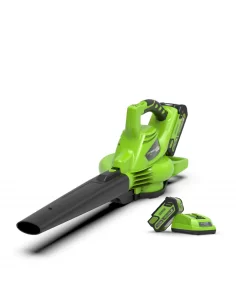 Pūstuvas/Surinktuvas, 40V su 4Ah akumuliatoriumi gd40bvk4, Greenworks