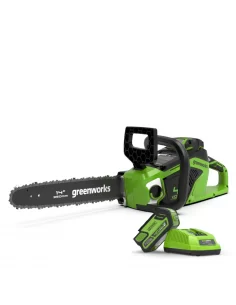 Akumuliatorinis Grandininis Pjūklas 1,5Kw, 40V su 4Ah akumuliatoriumi gd40cs15k4, Greenworks
