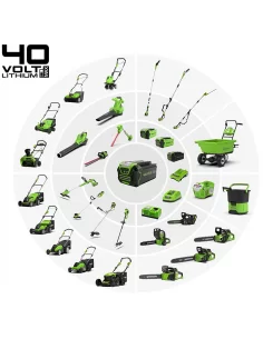 Styginė Žoliapjovė, 40V be akumuliatoriaus g40t5, Greenworks
