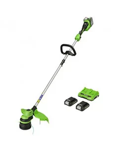 Styginė Žoliapjovė, 2X24V su dviem 2Ah akumuliatoriais gd24x2ltk2x, Greenworks