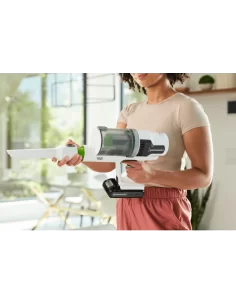 Dulkių Siurblys-Šluota Deluxe White, gd24svk4d (su 4Ah akumuliatoriumi ir superkroviklio stovu), Greenworks