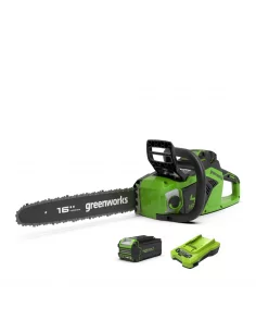 Grandininis Pjūklas 1,8Kw, 40V gd40cs18k4 (su 4Ah akumuliatoriumi ir krovikliu), Greenworks