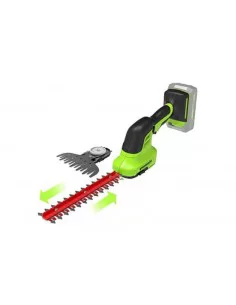 Gyvatvorių Žirklės Su Dvejais Skirtingo Ilgio Peiliais, 24V su 2Ah akumuliatoriumi g24shtk2, Greenworks