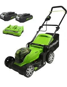 Vejapjovė 41 Cm, 2x24V su dviem 2Ah akumuliatoriais g24x2lm41k2x, Greenworks