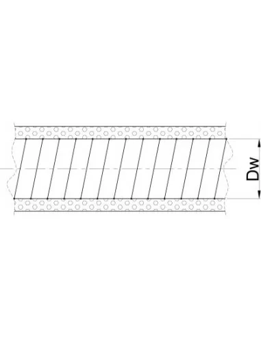 Ortakis lankstus izoliuotas MOIZO FI D127 (10m)