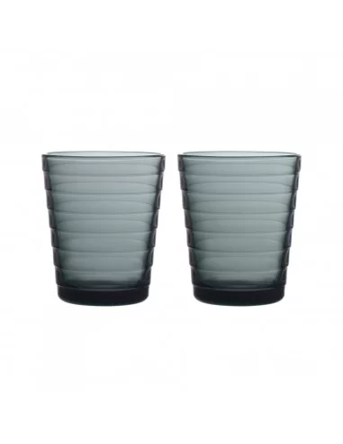 Stiklinės 2 vnt. Aino Aalto 220ml, tamsios pilkos sp., Iittala