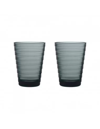 Stiklinės 2 vnt. Aino Aalto 330 ml, tamsiai pilkos sp., Iittala