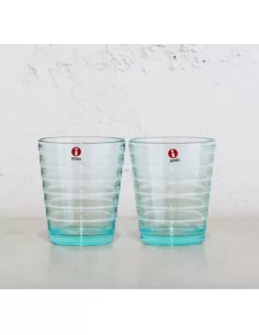 Stiklinės 2 vnt. Aino Aalto 220ml, vandens žalios sp., Iittala