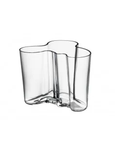 Vaza Alvar Aalto 120mm, skaidraus stiklo, Iittala