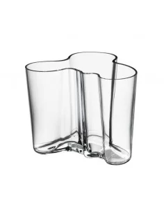 Vaza Alvar Aalto 160mm, skaidraus stiklo, Iittala