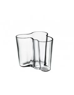 Vaza Alvar Aalto 95mm, skaidraus stiklo, Iittala