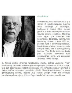 Kalėdinis stiklo burbulas 2022 OT Birdie, Iittala