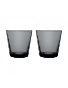 Stiklinės 2 vnt. Kartio 210 ml, tamsiai pilkos sp., Iittala