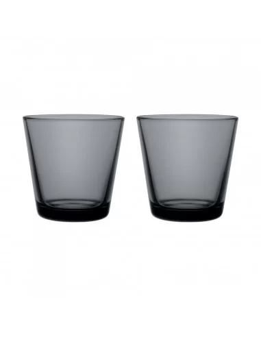 Stiklinės 2 vnt. Kartio 210 ml, tamsiai pilkos sp., Iittala