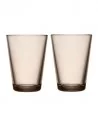 Stiklinės 2 vnt. Kartio 400 ml, lino sp., Iittala