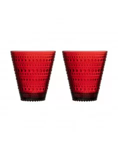 Stiklinės 2 vnt. Kastehelmi 300 ml, spanguolių raudonumo sp., Iittala