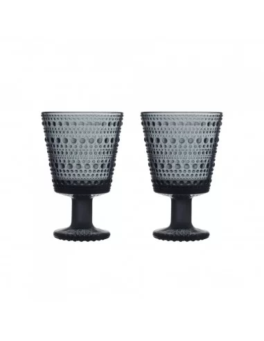 Taurė 2 vnt. Kastehelmi 260 ml, tamsiai pilkos sp., Iittala