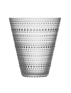 Vaza Kastehelmi 154mm, skaidraus stiklo, Iittala