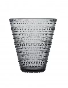 Vaza Kastehelmi 154mm, pilkos sp., Iittala