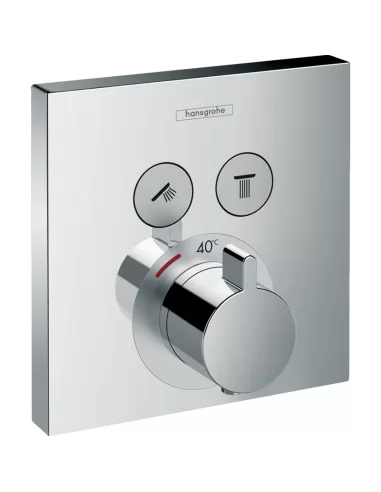 Maišytuvas dušo potinkinis termostatinis ShowerSelect E 2 funkcijos chromas, Hansgrohe