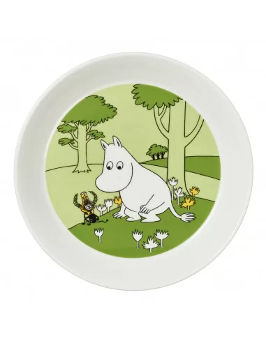 Lėkštė Moomin 19 cm Moomintroll grassgreen, Muumi