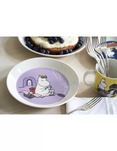 Lėkštė Moomin 19 cm Snorkmaiden lila, Muumi