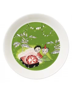 Lėkštė Moomin 19 cm Thingumy and Bob, žalia, Muumi