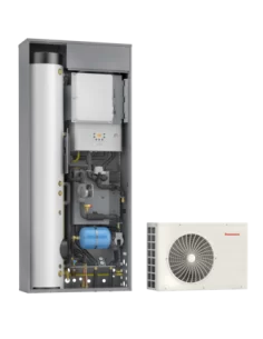 Šilumos siurblys oras-vanduo TRIO PACK HYBRID 4 Hybrid boileris 160L, katilas 24kw, monoblokas, buferine talpa 25L, Immergas