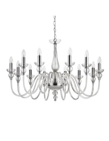 Pakabinamas šviestuvas doge sp12 trasparente, Ideal lux