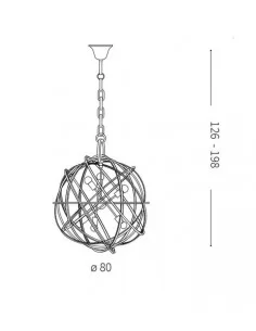 Pakabinamas šviestuvas konse sp7, Ideal lux