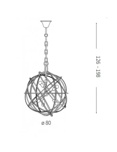 Pakabinamas šviestuvas konse sp7, Ideal lux