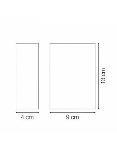 Sieninis šviestuvas tetris-2 ap2 anthracite, Ideal lux