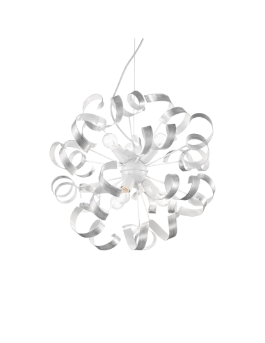 Pakabinamas šviestuvas vortex sp6 argento, Ideal lux