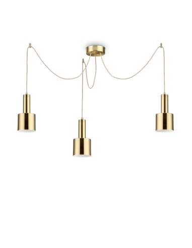 Pakabinamas šviestuvas holly sp3 ottone satinato, Ideal lux