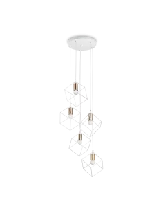 Pakabinamas šviestuvas ice sp5 bianco, Ideal lux