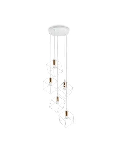 Pakabinamas šviestuvas ice sp5 bianco, Ideal lux