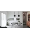 Pakabinamas šviestuvas mr jack sp1 big nero, Ideal lux