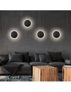 Sieninis šviestuvas blas black, ACB design