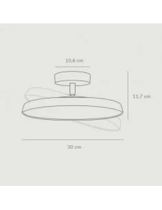 Lubinis LED šviestuvas kaito pro 30 black, Nordlux