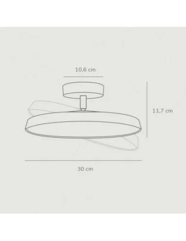 Lubinis LED šviestuvas kaito pro 30 black, Nordlux