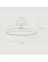 Lubinis LED šviestuvas kaito pro 30 black, Nordlux