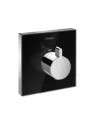 Maišytuvas dušo termostatinis potinkinis ShowerSelect glass chromas/juodas, Hansgrohe