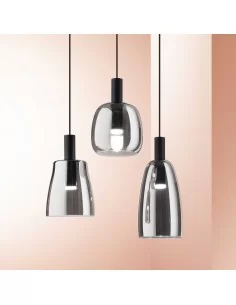 Pakabinamas šviestuvas coco-1 sp1 smoky grey, Ideal lux