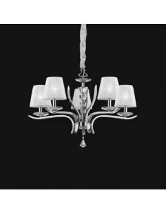 Pakabinamas šviestuvas pegaso sp5 chrome white, Ideal lux
