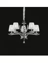 Pakabinamas šviestuvas pegaso sp5 chrome white, Ideal lux