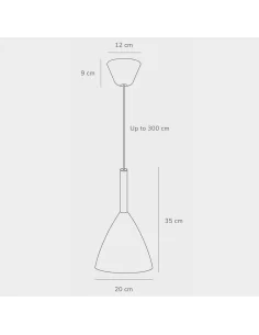 Pakabinamas šviestuvas pure white 20, Nordlux