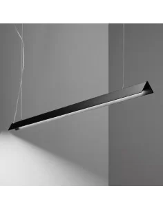 Pakabinamas LED šviestuvas v-line black, Ideal lux