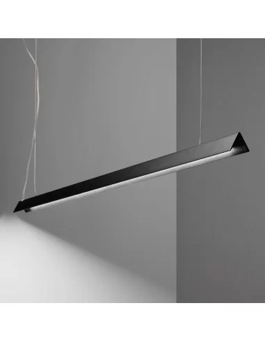 Pakabinamas LED šviestuvas v-line black, Ideal lux