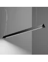 Pakabinamas LED šviestuvas v-line black, Ideal lux