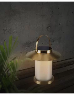 Stalinis LED įkraunamas šviestuvas temple to go 30 brass, Nordlux